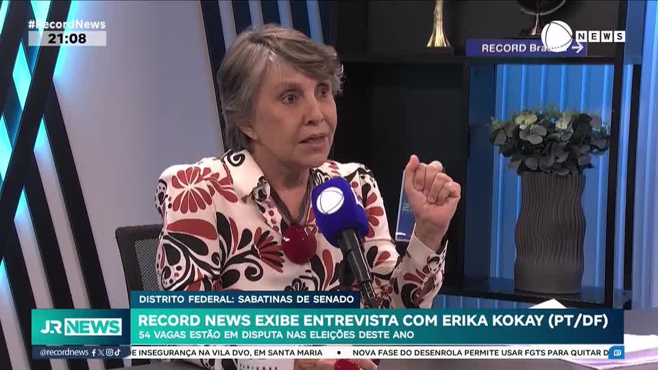 Assista à entrevista com Érika Kokay (PT), candidata ao Senado pelo DF