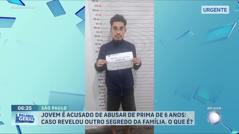 Jovem é preso sob acusação de abusar sexualmente da prima de 6 anos em São Paulo