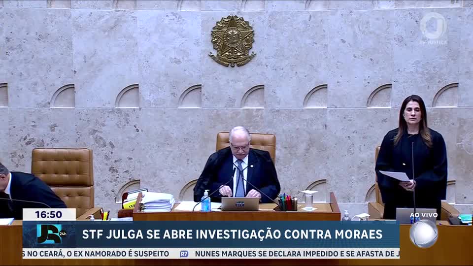 STF julga se abre investigação contra Alexandre de Moraes