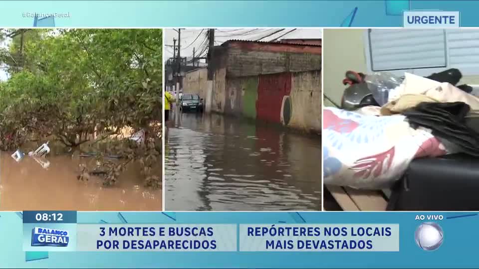 Enchentes na cidade de Eldorado (SP) deixam cerca de 300 casas inundadas