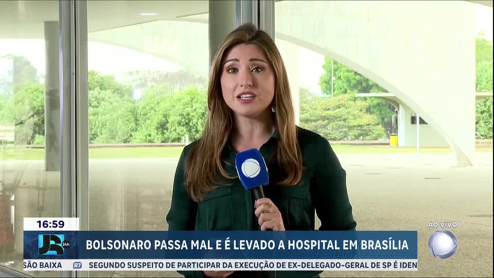 Ex-presidente Jair Bolsonaro deixa prisão domiciliar para atendimento médico em Brasília (DF)