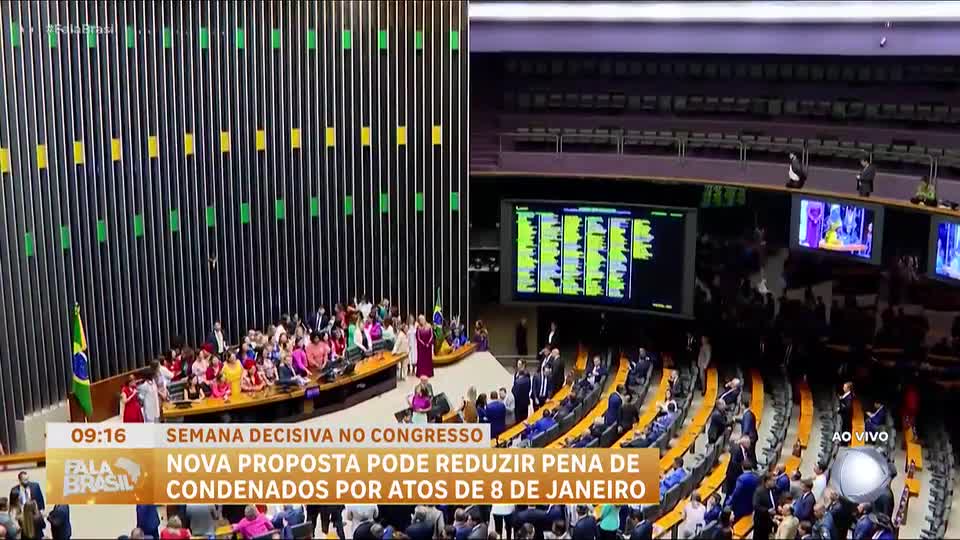 Nova proposta de anistia pode reduzir penas de condenados por atos de 8 de janeiro