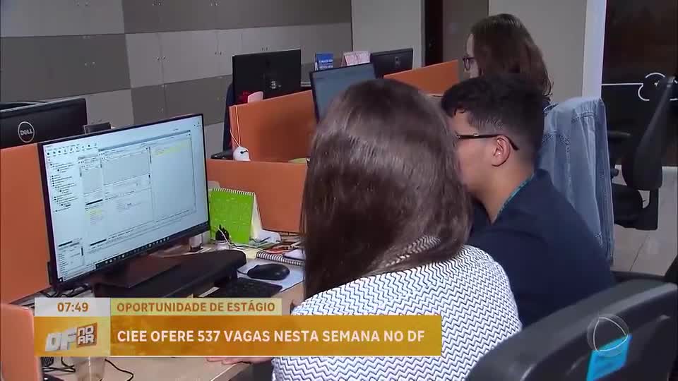 CIEE oferece 537 vagas de estágio no DF