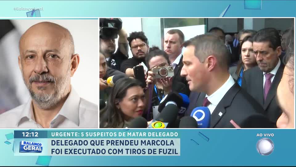 Guilherme Derrite comenta andamento das investigações sobre morte do delegado Ruy Ferraz