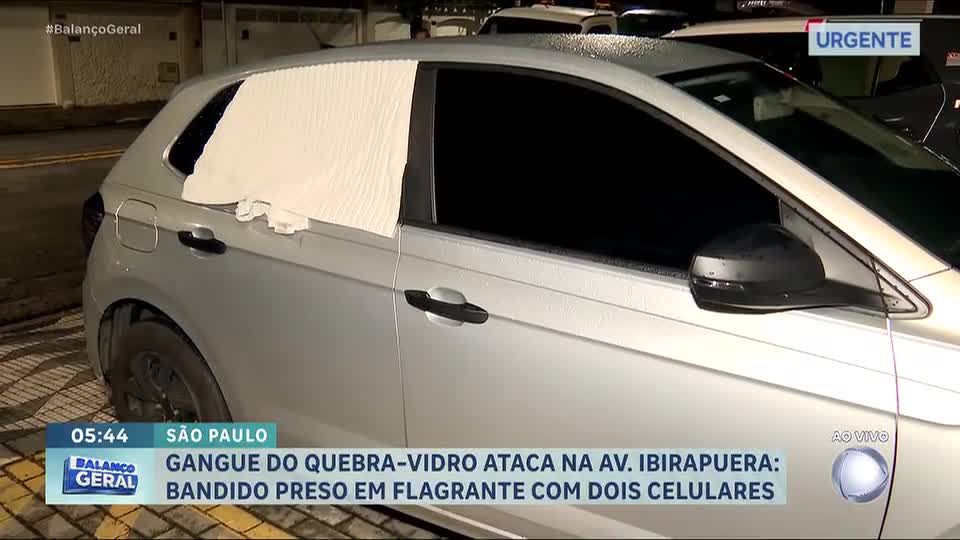 Integrante da ‘Gangue do Quebra-Vidro' é preso após ataque na zona sul de São Paulo