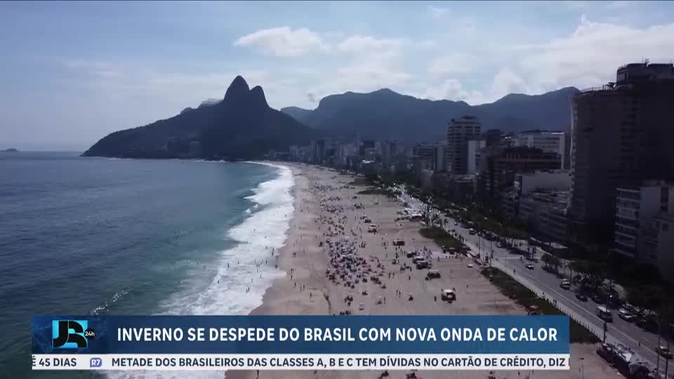 Inverno se despede do Brasil com nova onda de calor começando na quinta-feira (18)