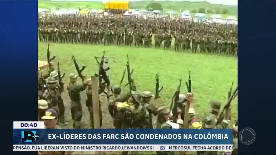 Sete ex-líderes das Farc são condenados na Colômbia