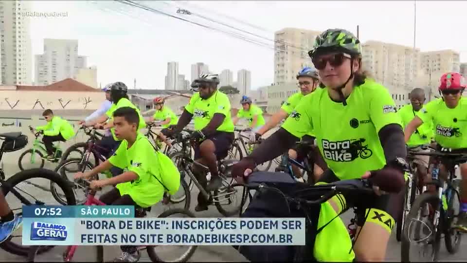 RECORD promove mais uma edição do Bora de Bike no próximo domingo (21), em São Paulo