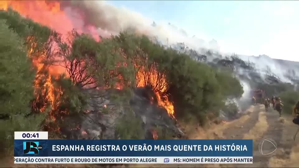 Espanha registra o verão mais quente da história do país