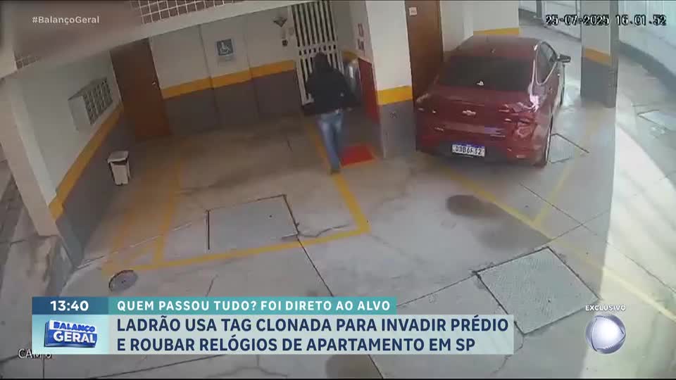 Empresário tem apartamento invadido por criminoso com tag clonada em São Bernardo do Campo (SP)