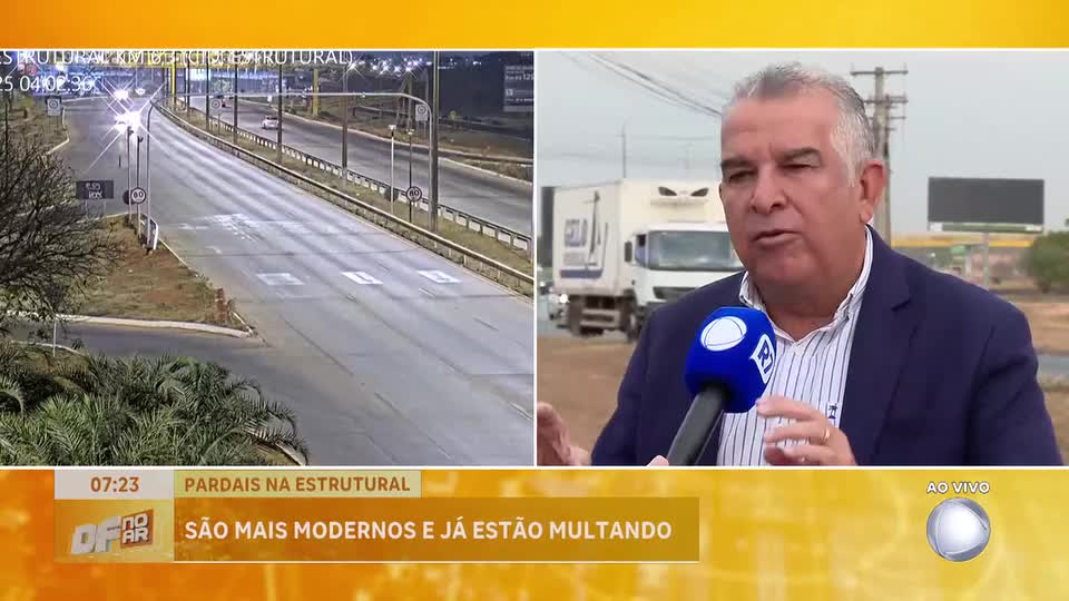 Novos radares na via Estrutural visam aumentar segurança no trânsito