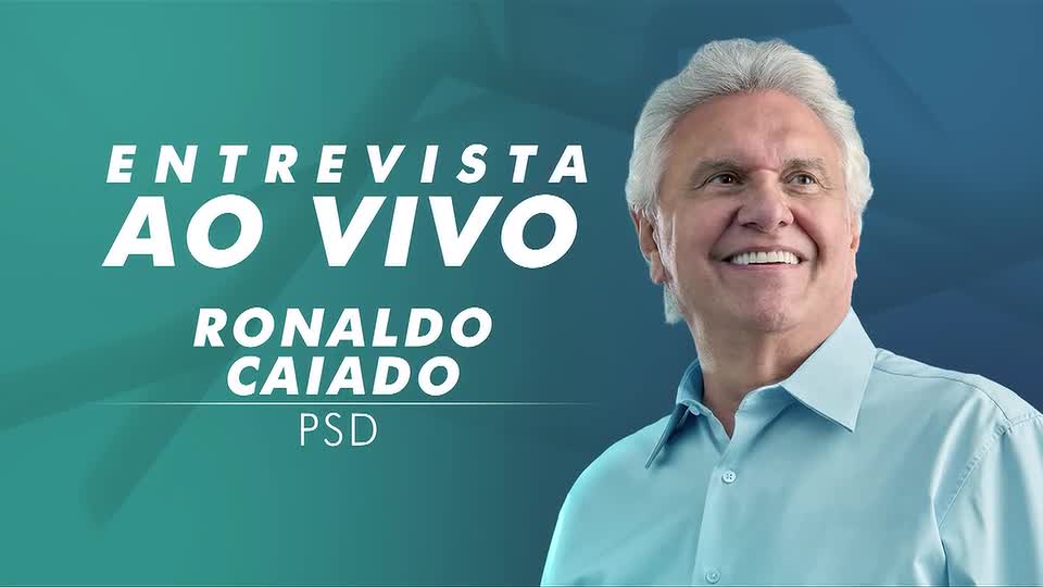 Eleições 2026: RECORD realiza entrevista com Ronaldo Caiado nesta quinta (17)