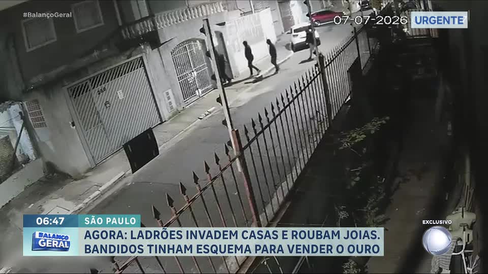 Polícia desmantela quadrilha especializada no roubo a residências em São Paulo