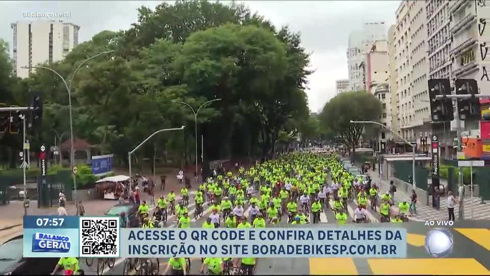 RECORD promove Bora de Bike no próximo domingo ( 21), em São Paulo; veja como se inscrever