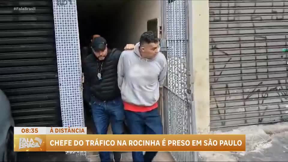 Canelão, líder do tráfico na Rocinha, é preso na Grande São Paulo