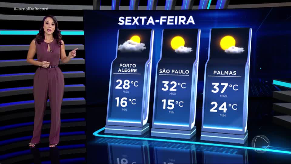 Confira a previsão do tempo para esta sexta-feira (19)