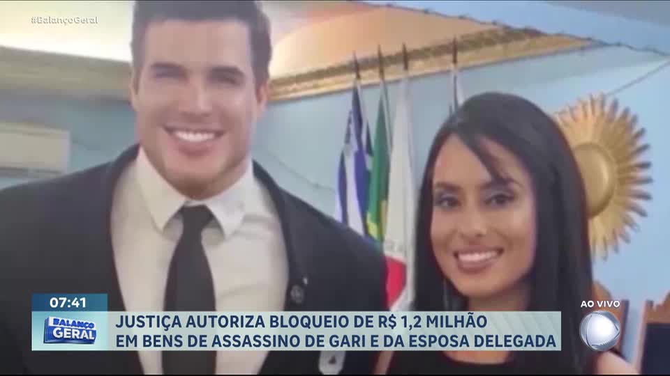 Justiça bloqueia bens de empresário que matou gari e da esposa delegada dele