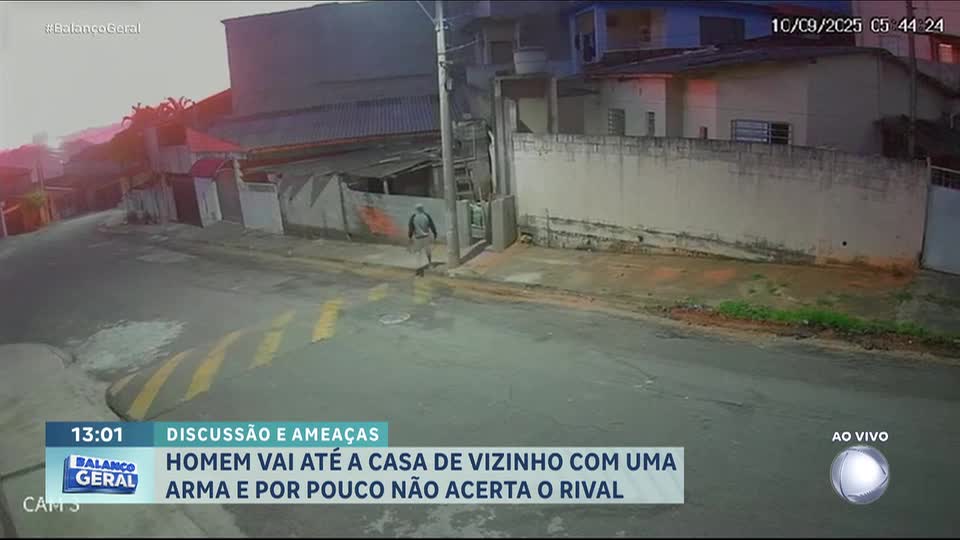 Morador saca arma e atira contra vizinho após discussão em Arujá, na Grande SP