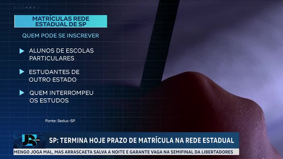 Termina nesta sexta (18) o prazo para matrícula em escolas públicas de São Paulo em 2027