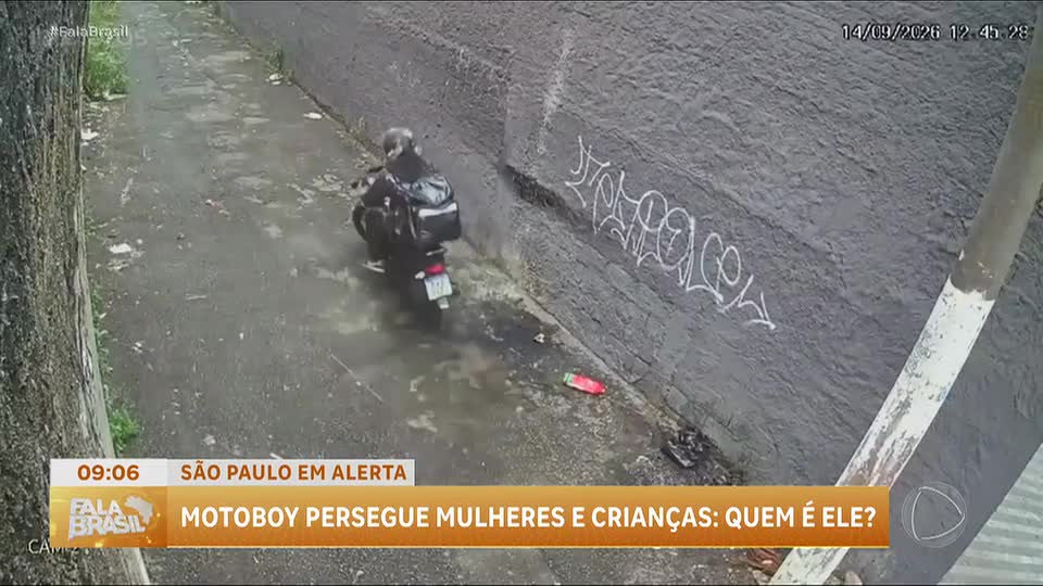 Polícia busca motoboy suspeito de atos obscenos em São Paulo