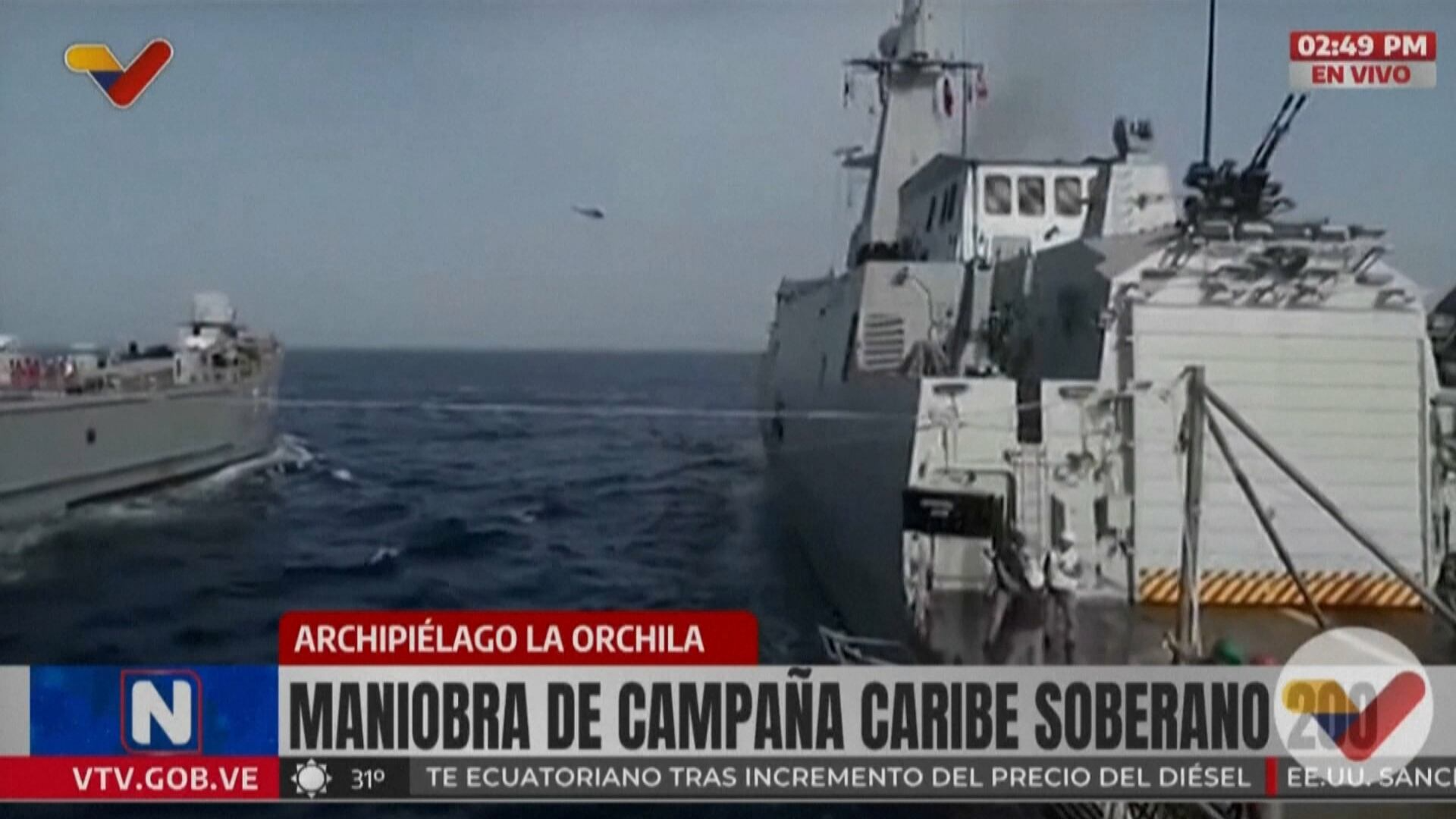 Força Aérea da Venezuela divulga imagens de parte do arsenal militar no Caribe