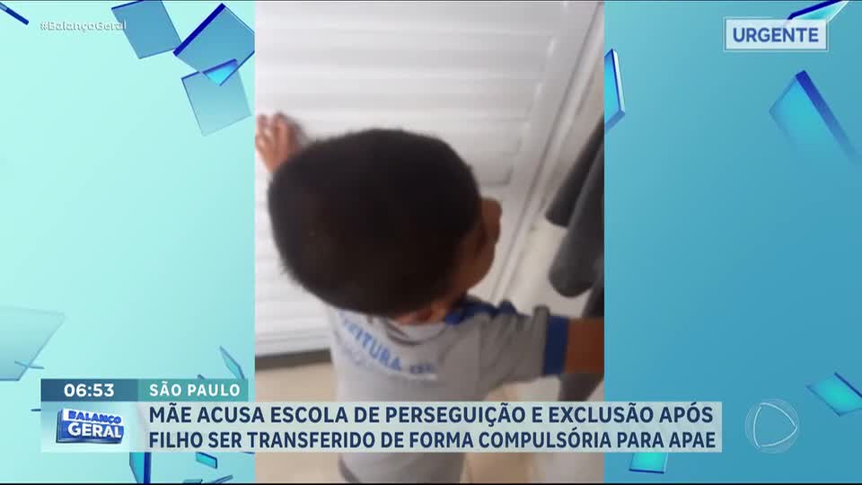 Mãe denuncia transferência compulsória do filho autista de escola especial para a Apae