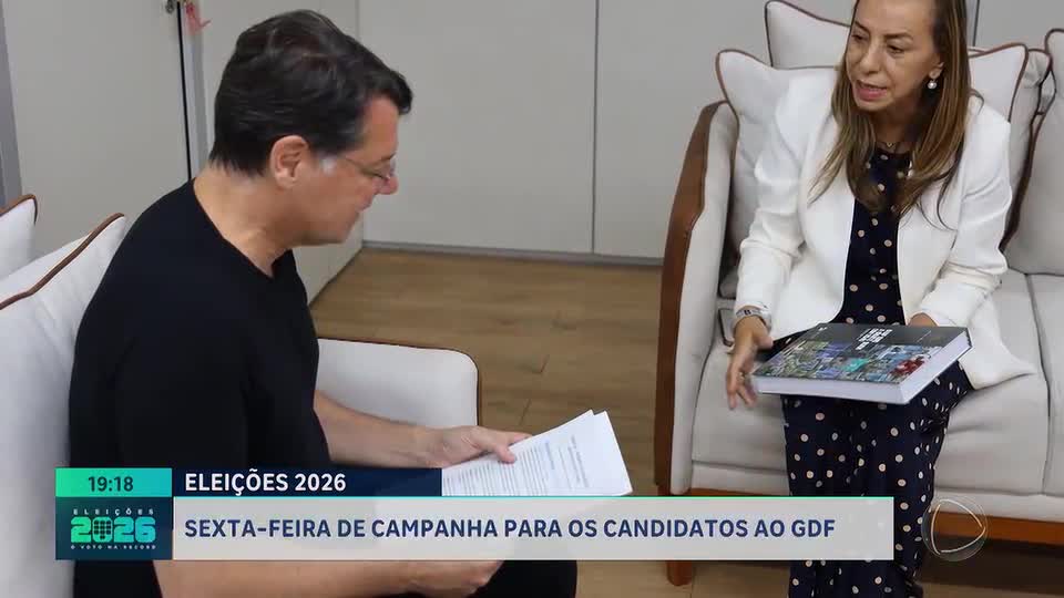 Veja agenda da campanha dos candidatos ao GDF nesta sexta-feira