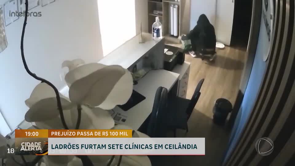 Criminosos invadem clínicas em Ceilândia (DF) e causam prejuízo de mais de R$ 100 mil