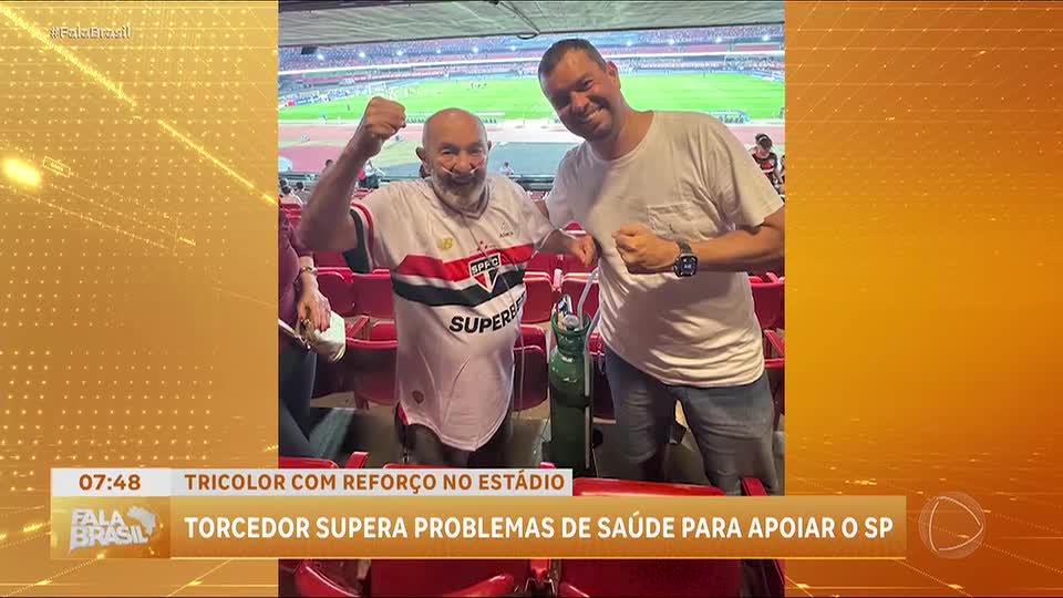 Fala Esporte: Torcedor supera problemas de saúde para apoiar o São Paulo
