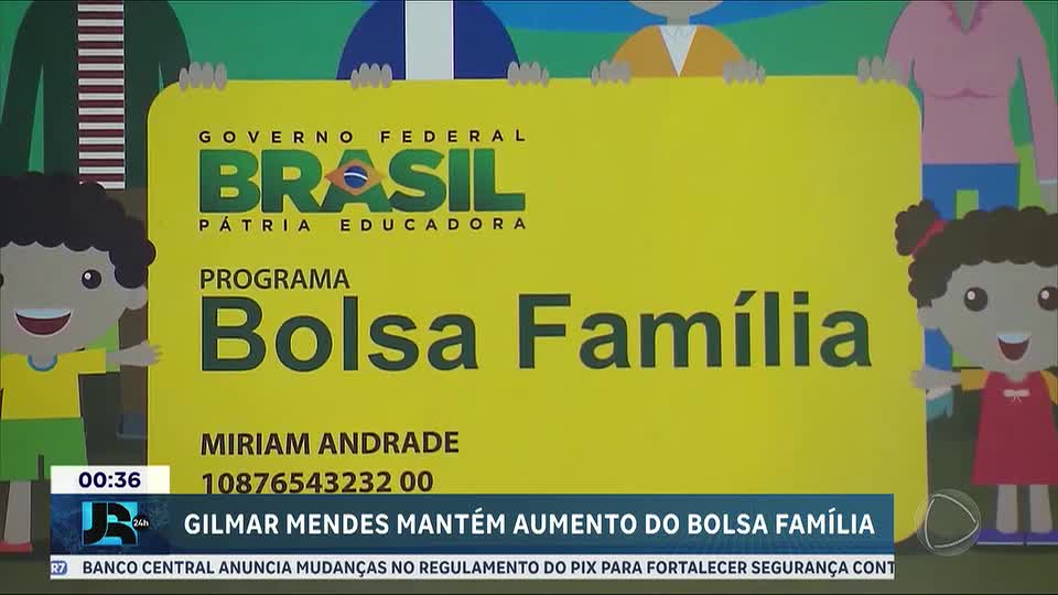 Gilmar Mendes decide que reajuste do Bolsa Família não viola regras eleitorais