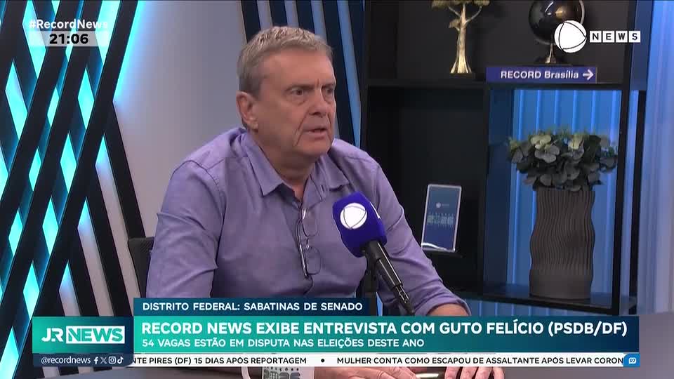 Assista à entrevista com Guto Felício (PSDB), candidato ao Senado pelo DF