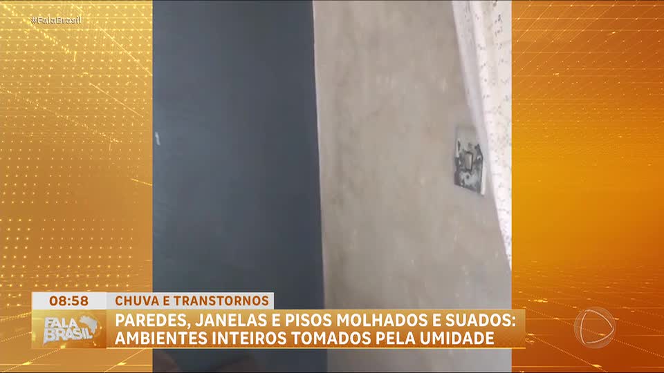 Excesso de umidade em São Paulo causa transtornos nas residências