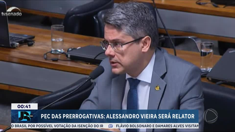 Senador Alessandro Vieira é escolhido para ser relator da PEC das Prerrogativas
