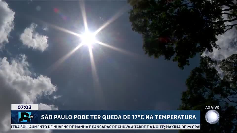 São Paulo enfrenta mudança brusca de temperatura nesta semana