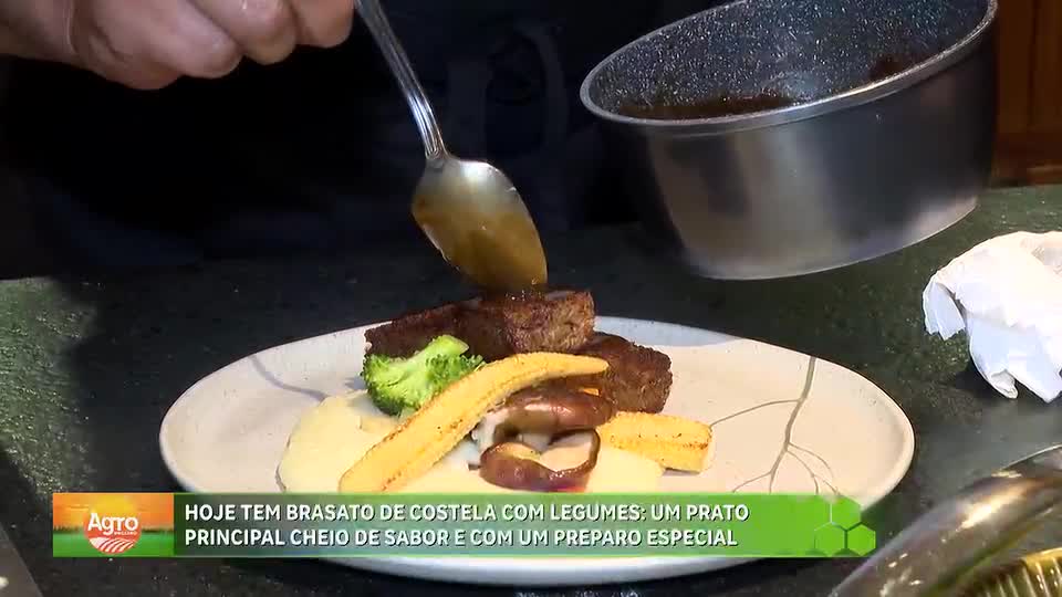 Chef Michael Douglas ensina a fazer brasato de costela