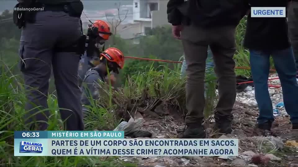 Corpo esquartejado é encontrado na zona norte de São Paulo