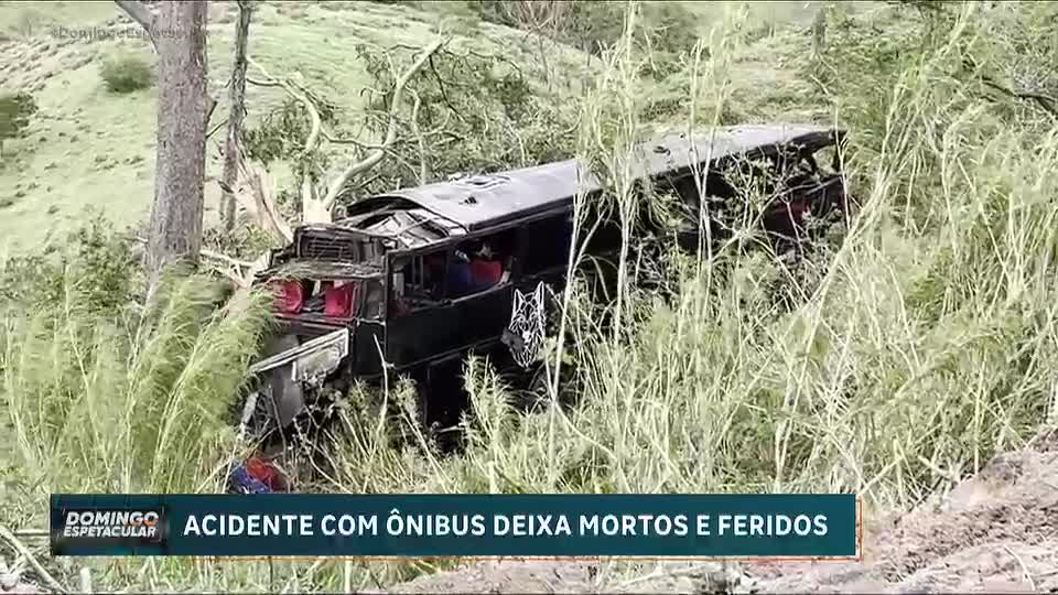 Acidente com ônibus deixa seis mortos no interior de São Paulo