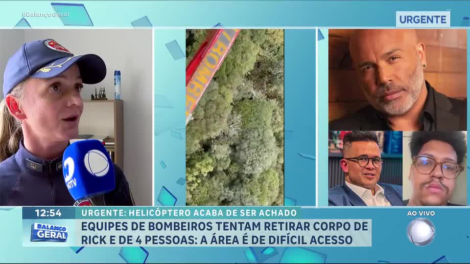 Polícia Científica é mobilizada para operação de resgate após queda de helicóptero em SC