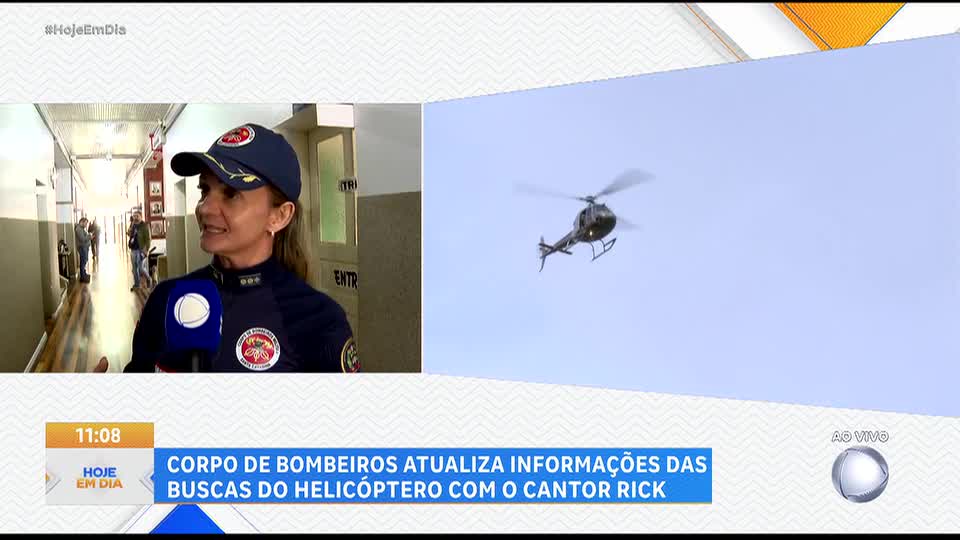Buscas por helicóptero desaparecido em SC mobilizam mais de 140 agentes