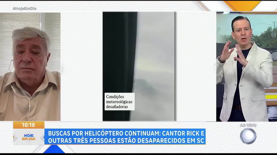 Especialista aponta condições do voo de aeronave que transportava cantor Rick em SC
