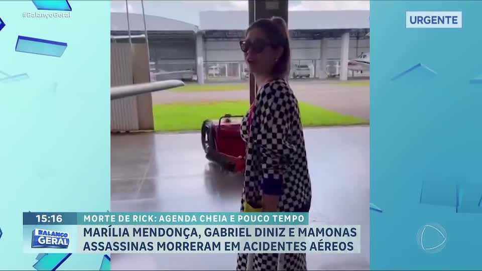 Marília Mendonça e Rick: artistas enfrentam altos riscos durante rotinas intensas de viagens