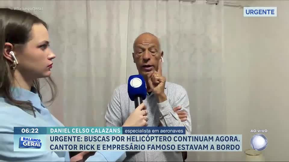 Caso Rick: Perito aeronáutico, Daniel Calazans, explica o que pode ter acontecido com helicóptero