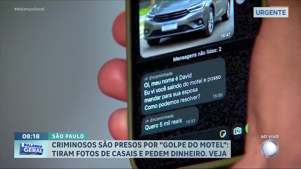 'Golpe do motel': criminosos fotografam casais e ameaçam divulgar imagens para pedir dinheiro