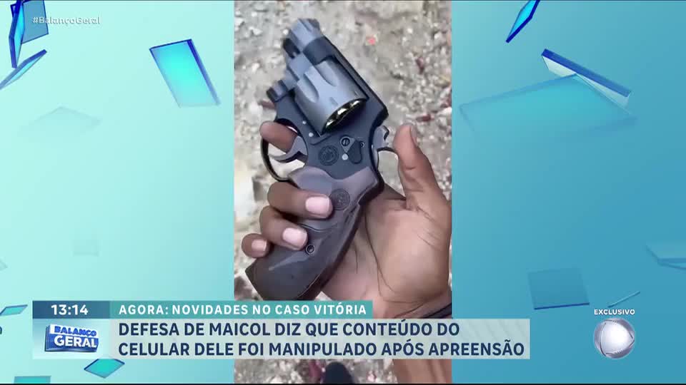 Caso Vitória: defesa de Maicol diz que celular foi manipulado após apreensão pela polícia