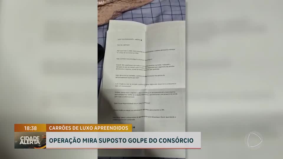 Polícia Civil faz operação contra quadrilha de fraudes em consórcios