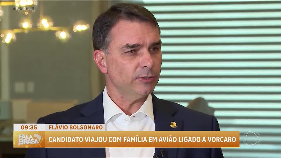 Flávio Bolsonaro confirma que realizou voo em jatinho ligado a Daniel Vorcaro