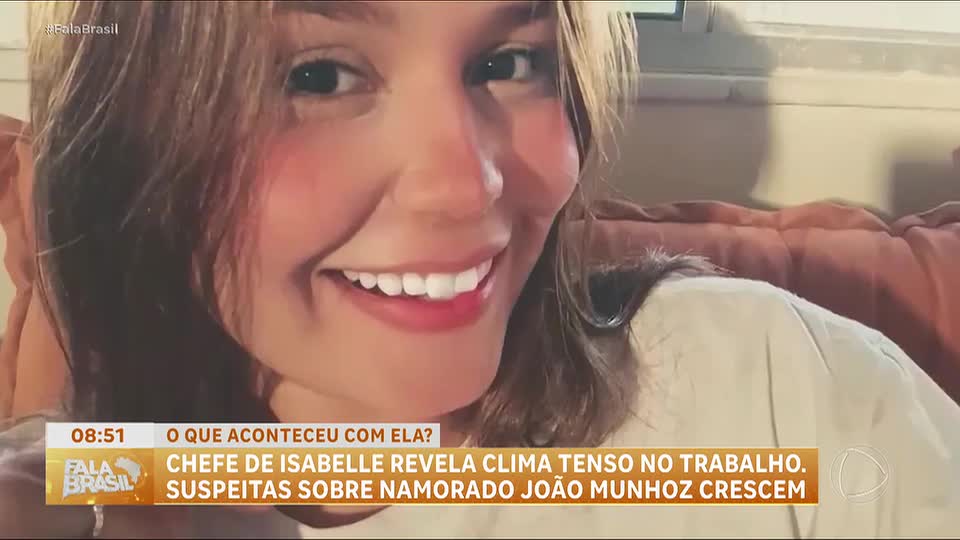 Chefe de Isabelle Caracristi revela clima tenso no trabalho