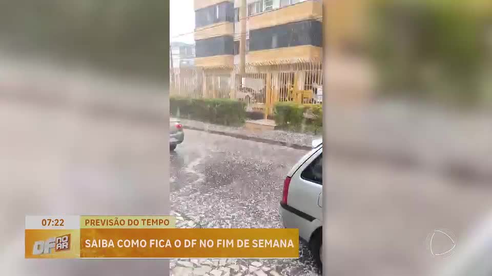 DF entra em alerta para tempestades; veja a previsão do tempo para os próximos dias