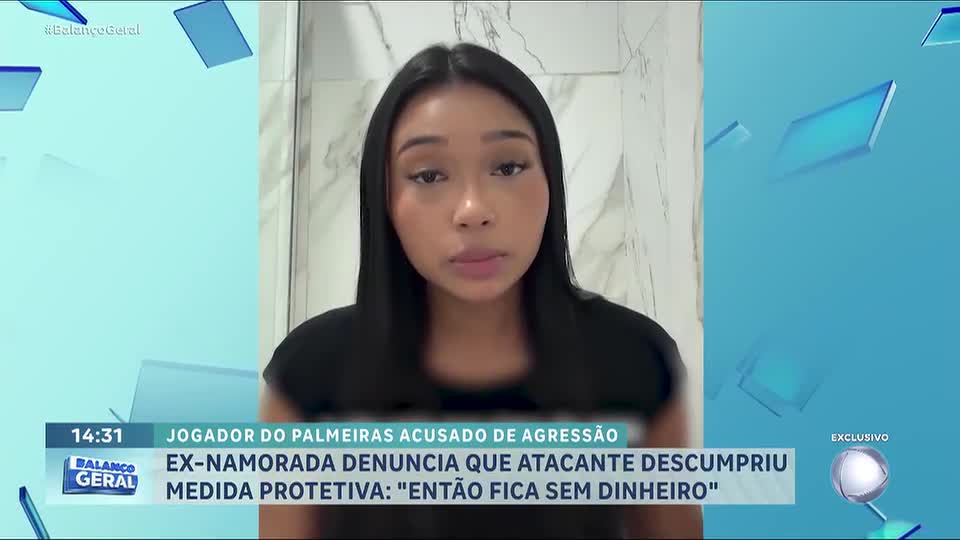 Ex-namorada de jogador do Palmeiras denuncia que atleta descumpriu medida protetiva