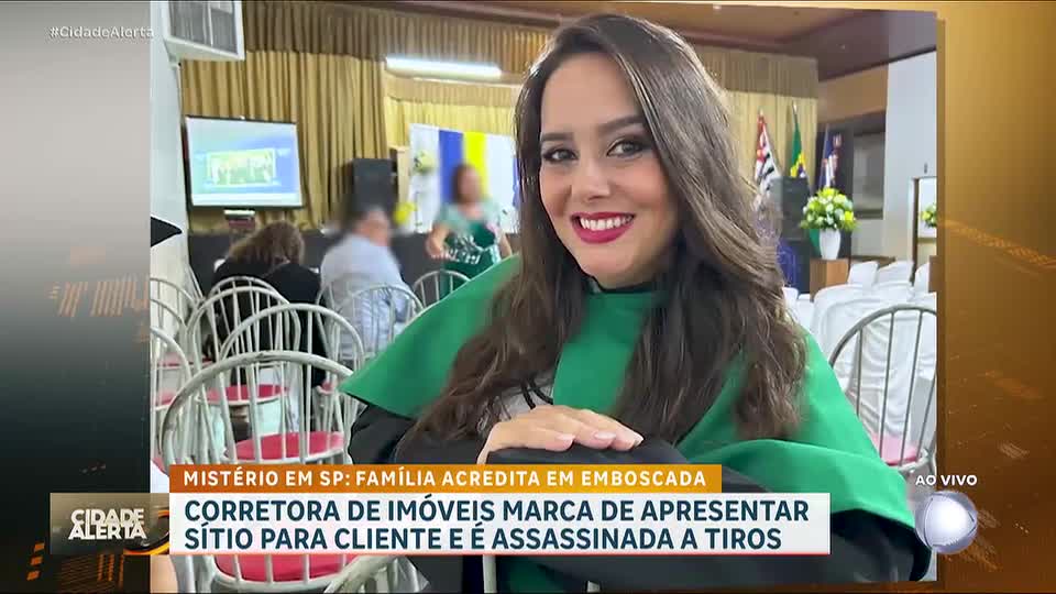 Corretora de imóveis é morta a tiros durante suposta emboscada em SP
